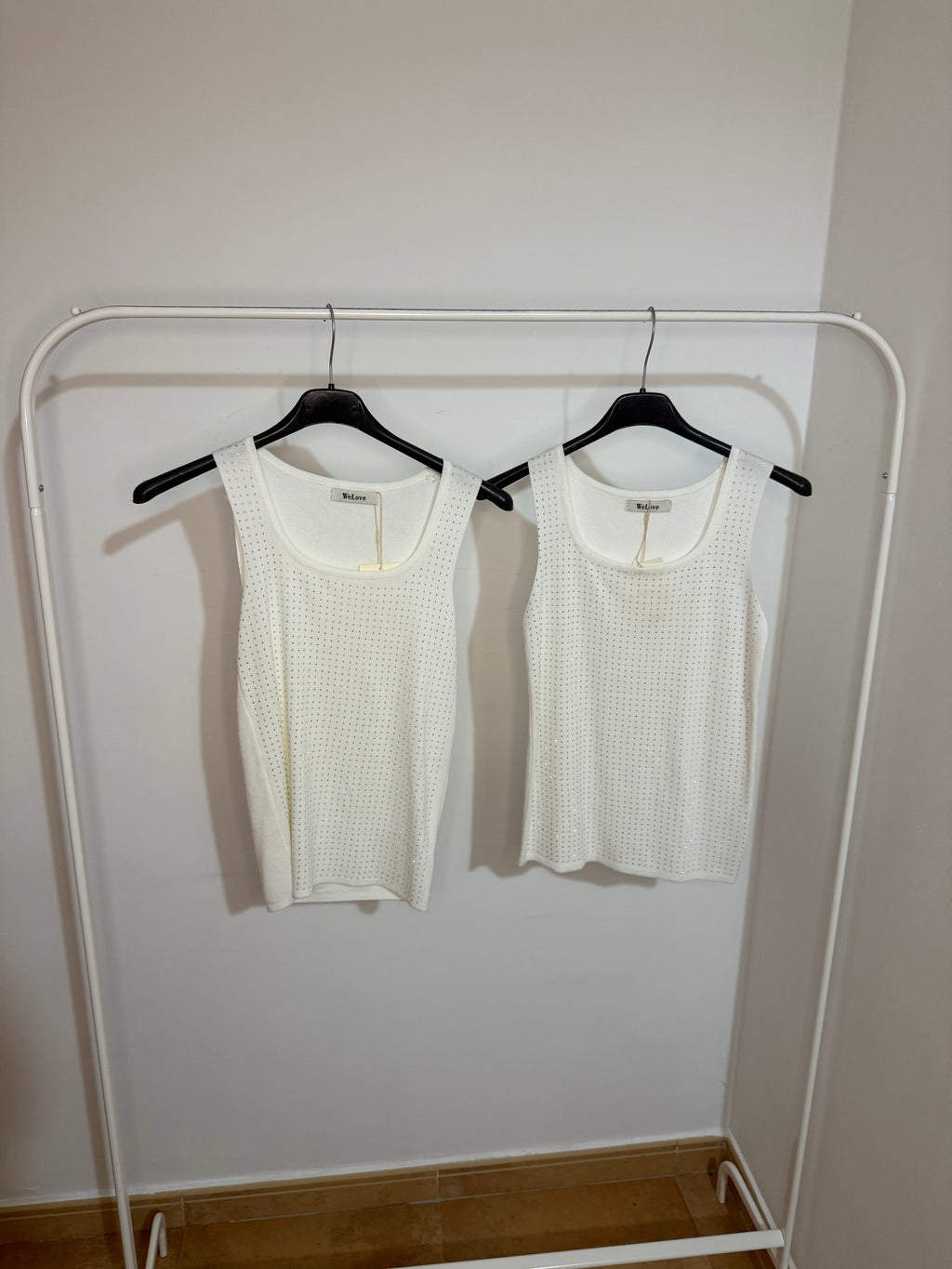Camiseta tirante brillo