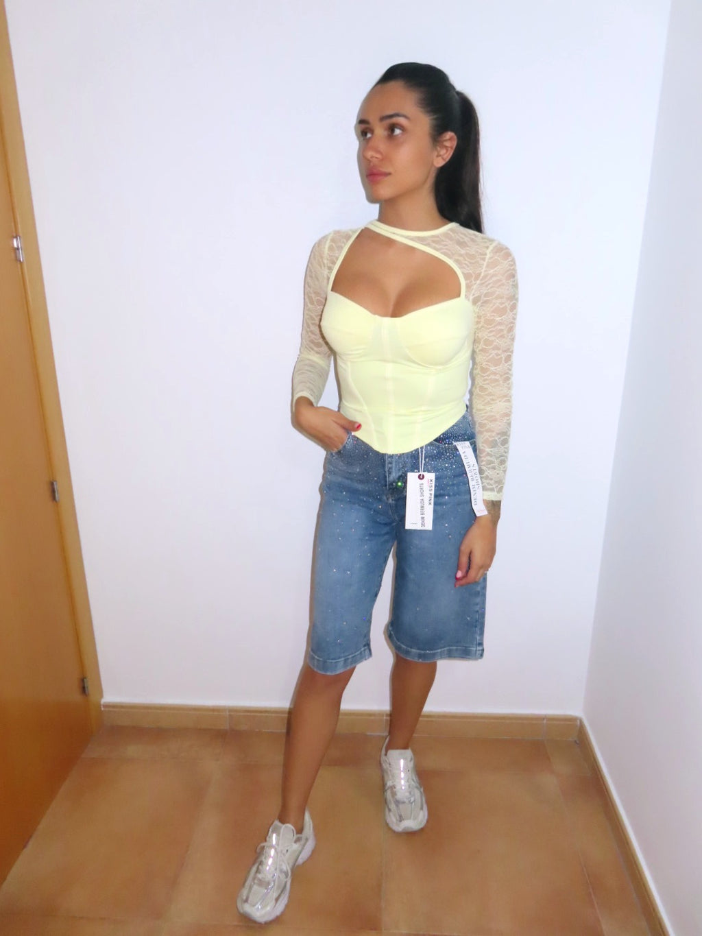 Top corsé